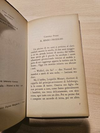 Libro Mozart anno 1960 ed Saie Vintage