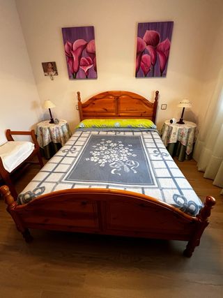 Estructura cama completa modelo provenzal