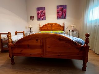 Estructura cama completa modelo provenzal