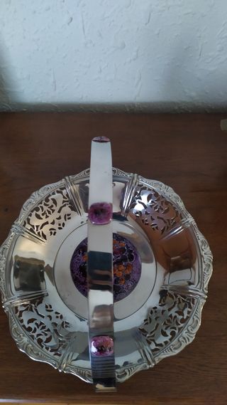 Frutero vintage inoxidable