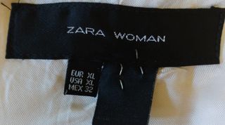 🤍 Chaqueta abrigo corta ZARA WOMAN | Blanca hueso