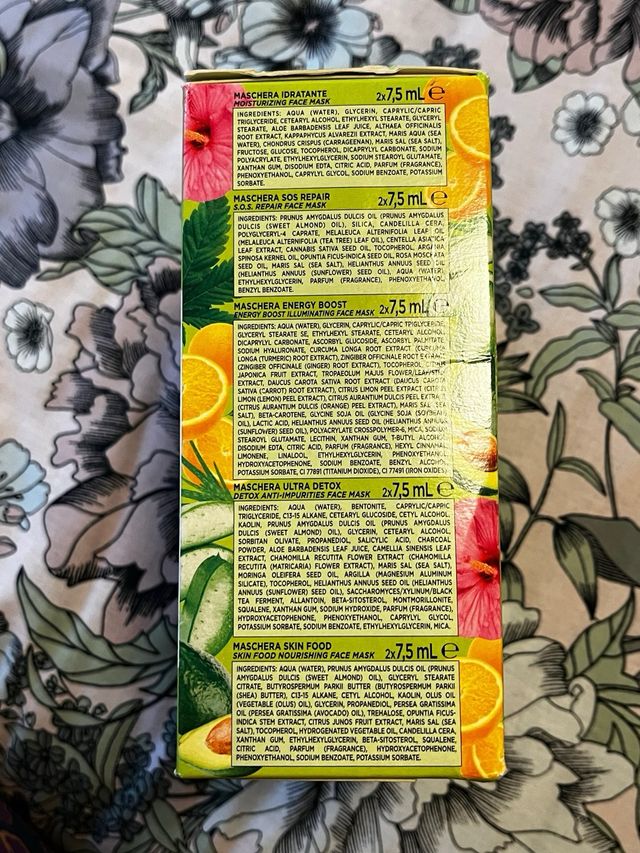 Cofanetto maschere per il viso geomar