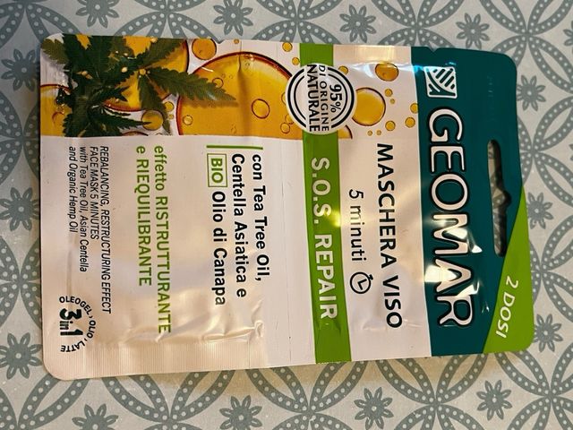 Cofanetto maschere per il viso geomar