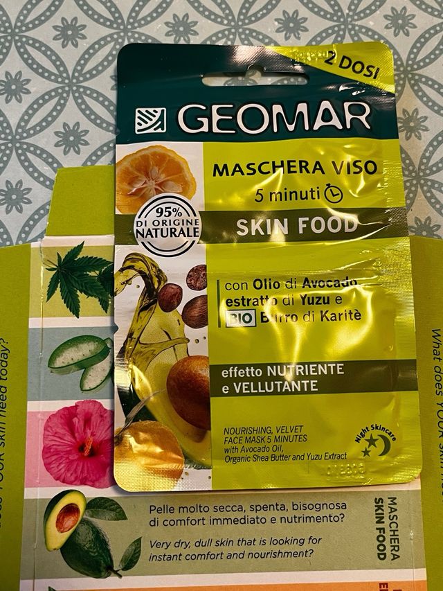 Cofanetto maschere per il viso geomar