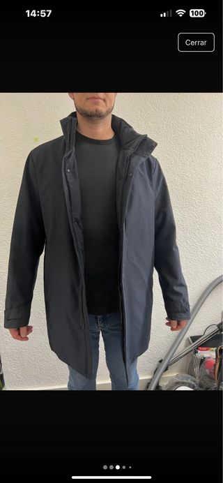 Chaqueta  azul marino Hybrid  Down  xl