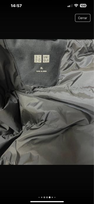 Chaqueta  azul marino Hybrid  Down  xl