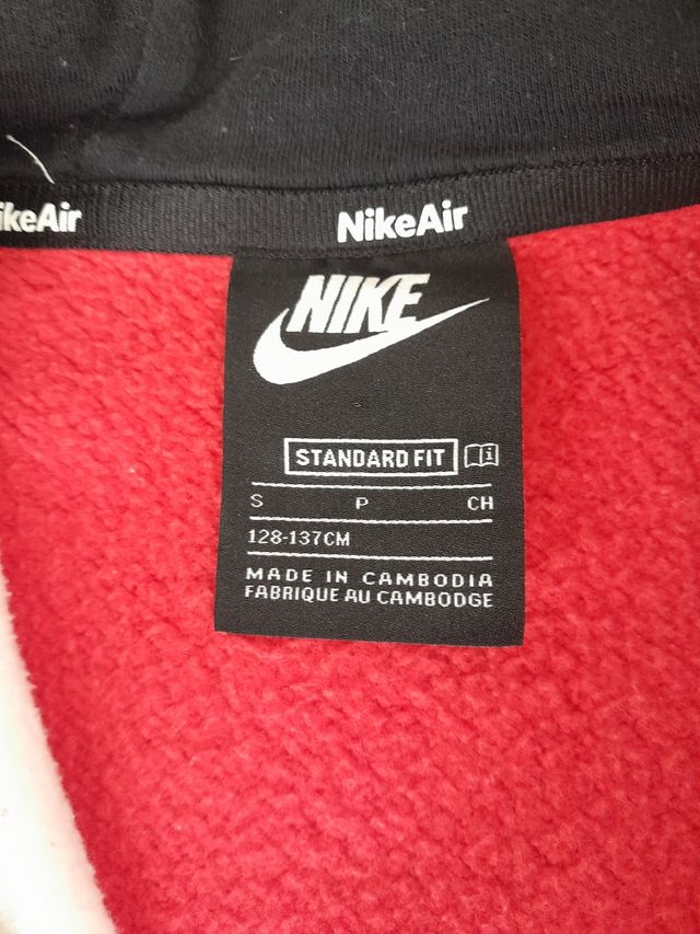 Sudadera niño Nike air talla 8-10
