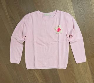 Felpa garzata rosa bambina ZARA