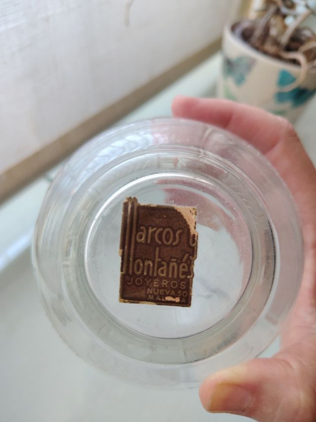 Juego licor de cristal, antiguo
