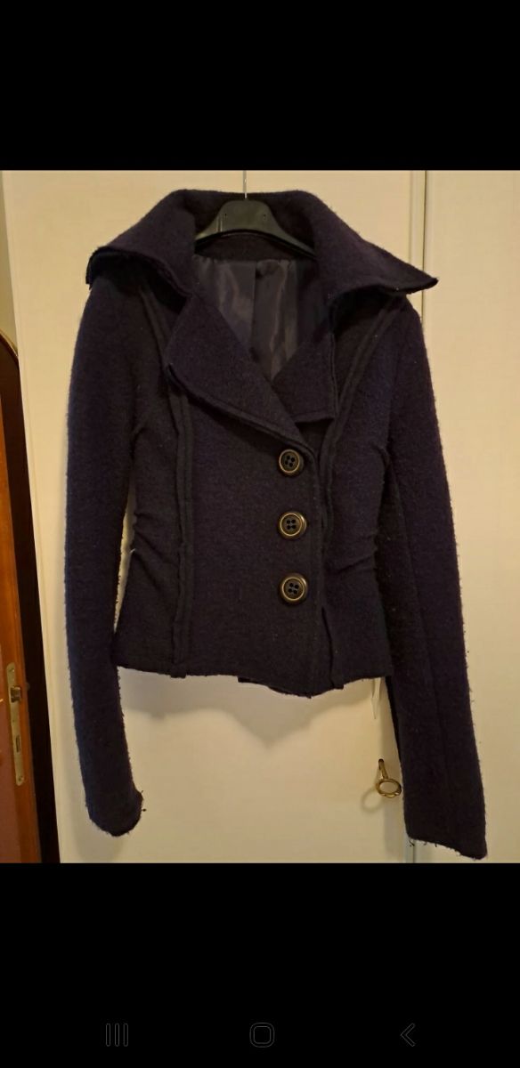 Giacca di feltro viola