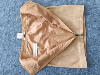Nueva falda, 100% piel, Mango, XS