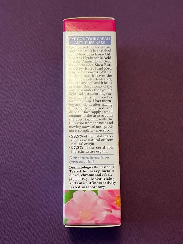 Crema contorno occhi I Provenzali rosa mosqueta