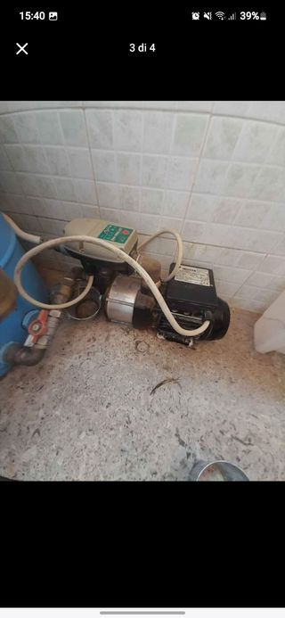 Elettropompa conpleta con serbatoio