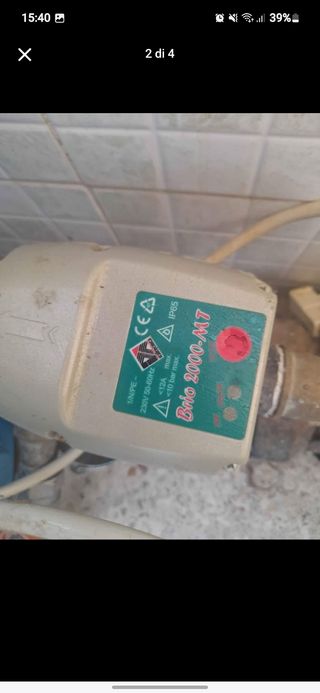 Elettropompa conpleta con serbatoio