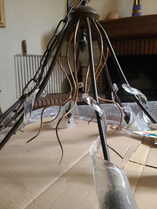 lámpara de techo de 6 luces