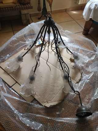 lámpara de techo de 6 luces