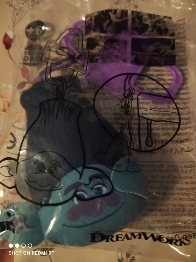 Personaggio Trolls burger king 