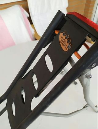 Silla portabebés y portaequipajes para bici