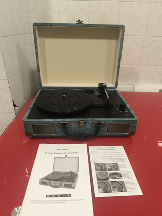 Maleta tocadiscos 