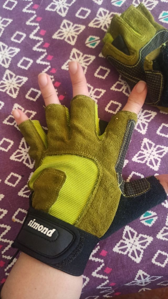 1 o 2 Guantes vía ferrata AMBOS MANO IZQUIERDA