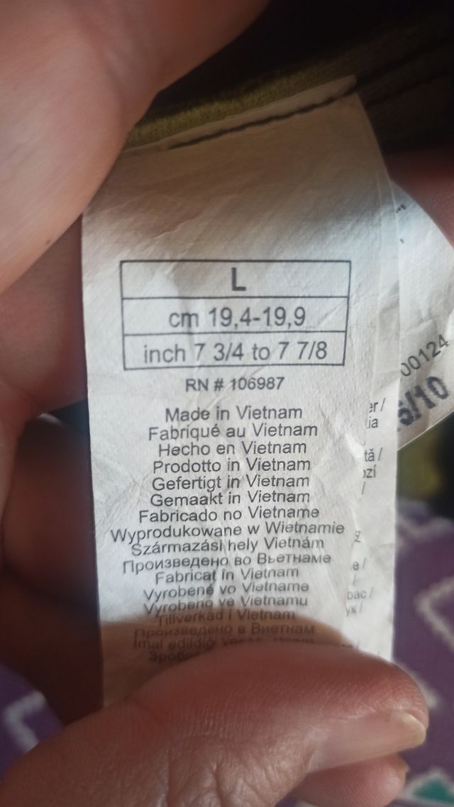 1 o 2 Guantes vía ferrata AMBOS MANO IZQUIERDA