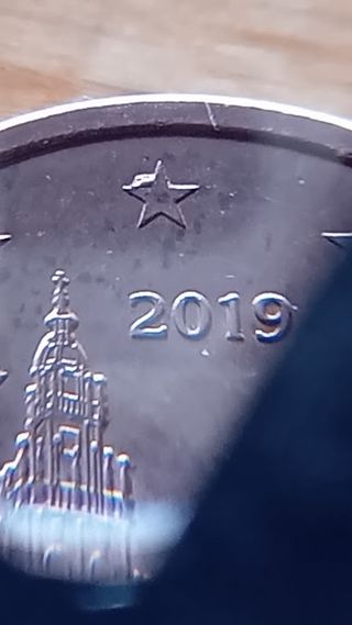5 Céntimos Euro España año 2019 Exceso de Material