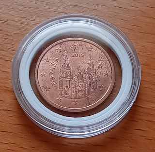 5 Céntimos Euro España año 2019 Exceso de Material