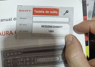 Radio Casett Seat Lena "original"