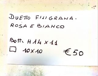 Murano duetto filigrana perfetto