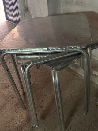 Mesas de terraza inox