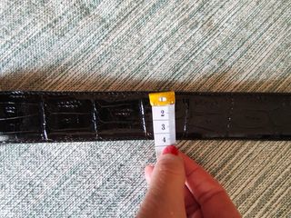 Cinturón hombre piel de cocodrilo Lambor