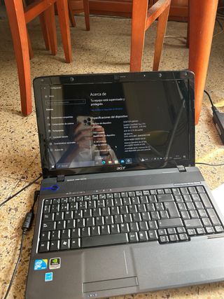 Portatil Acer Aspire 5737z