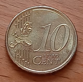 10 Céntimos de Euro España 2020 Exceso de Material