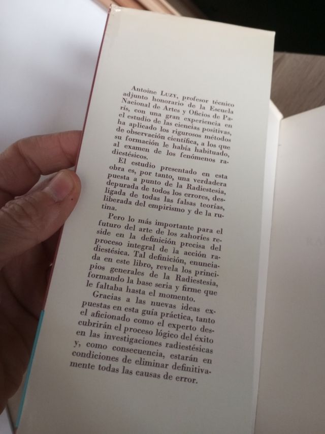 RADIESTESIA MODERNA. LUZY