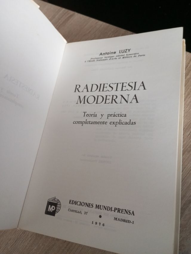 RADIESTESIA MODERNA. LUZY