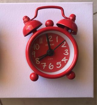 Sveglia rossa vintage da collezione Legami