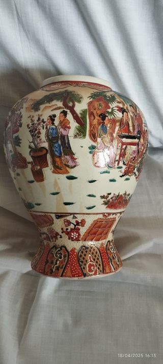 Jarrón de porcelana china