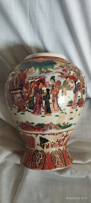 Jarrón de porcelana china