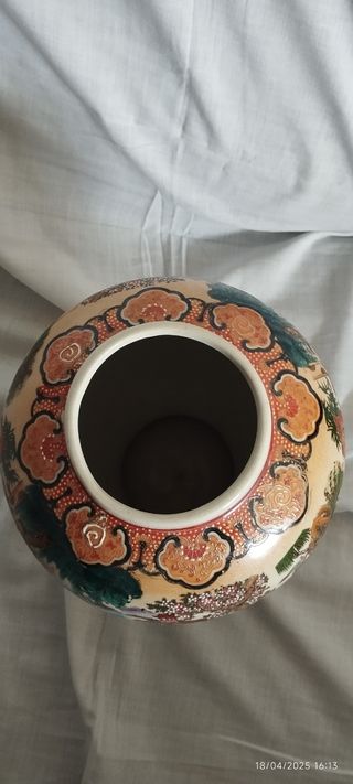 Jarrón de porcelana china