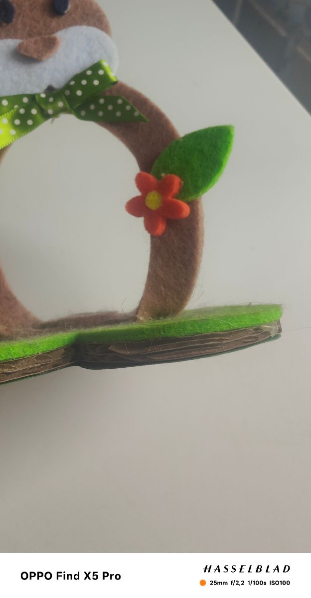 Decorazione a forma di coniglio 