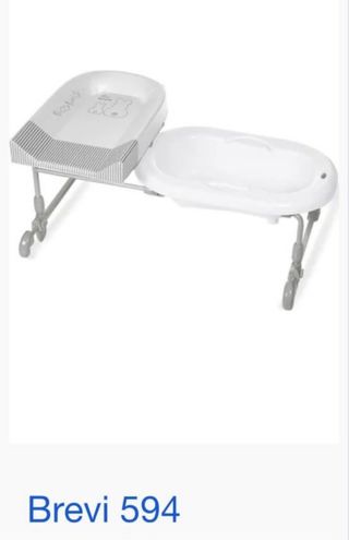 Bañera con cambiador brevi