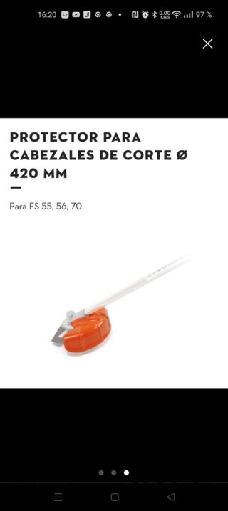 Protector para maquina Stihl F55 56 70