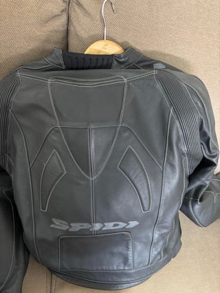 Traje cuero moto spidi