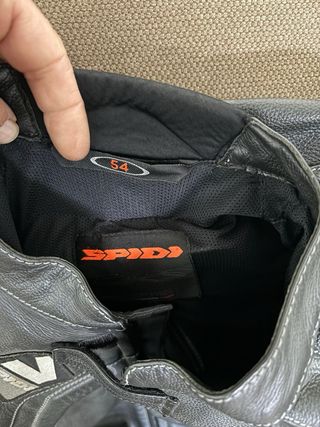 Traje cuero moto spidi