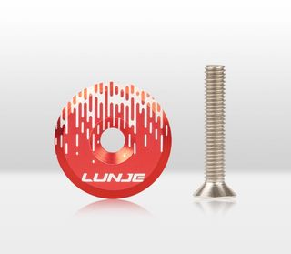 Tapa potencia roja y tornillo