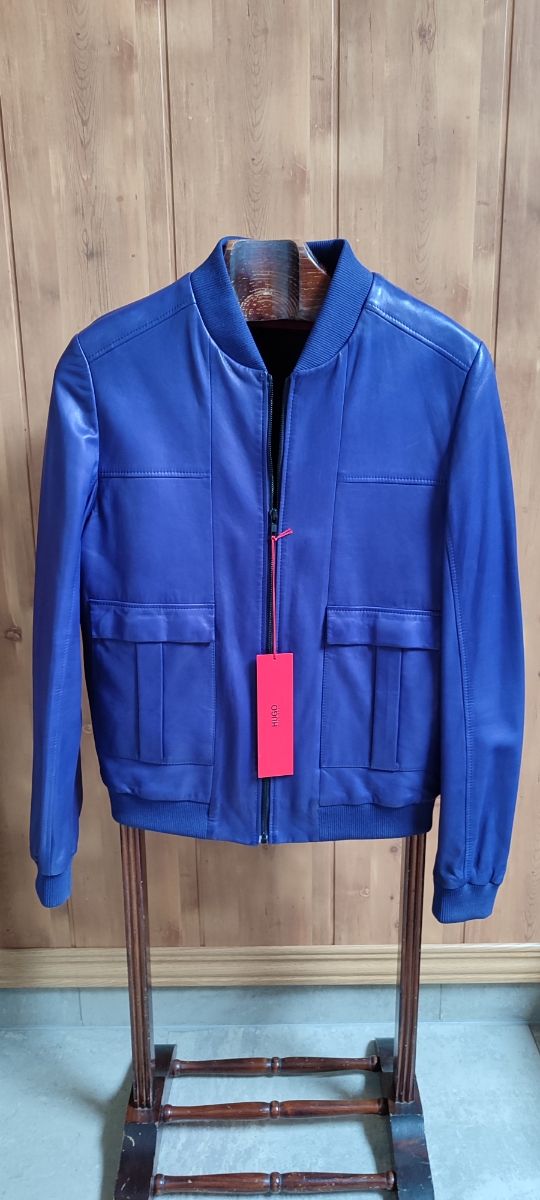 CAZADORA BOMBER PIEL HUGO BOSS LIMITADA