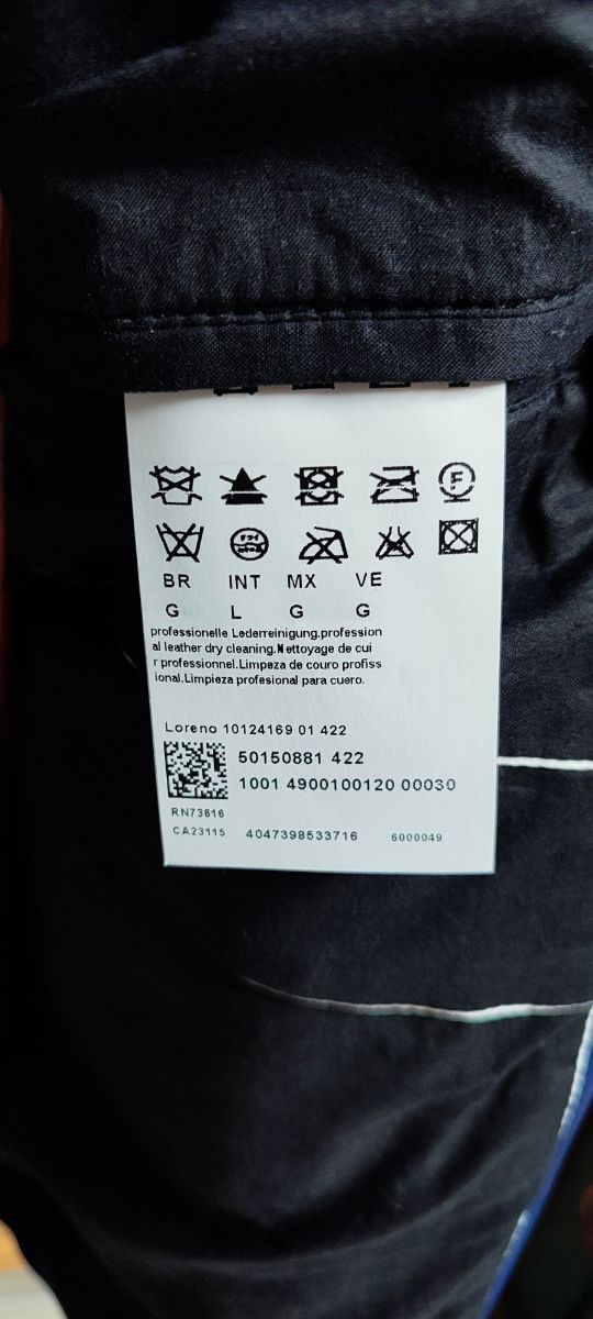 CAZADORA BOMBER PIEL HUGO BOSS LIMITADA