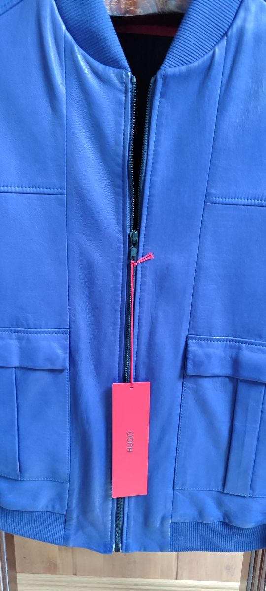 CAZADORA BOMBER PIEL HUGO BOSS LIMITADA