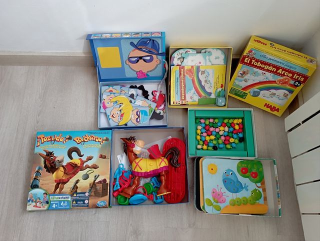 Lote de 4 juegos para partir de 2 años