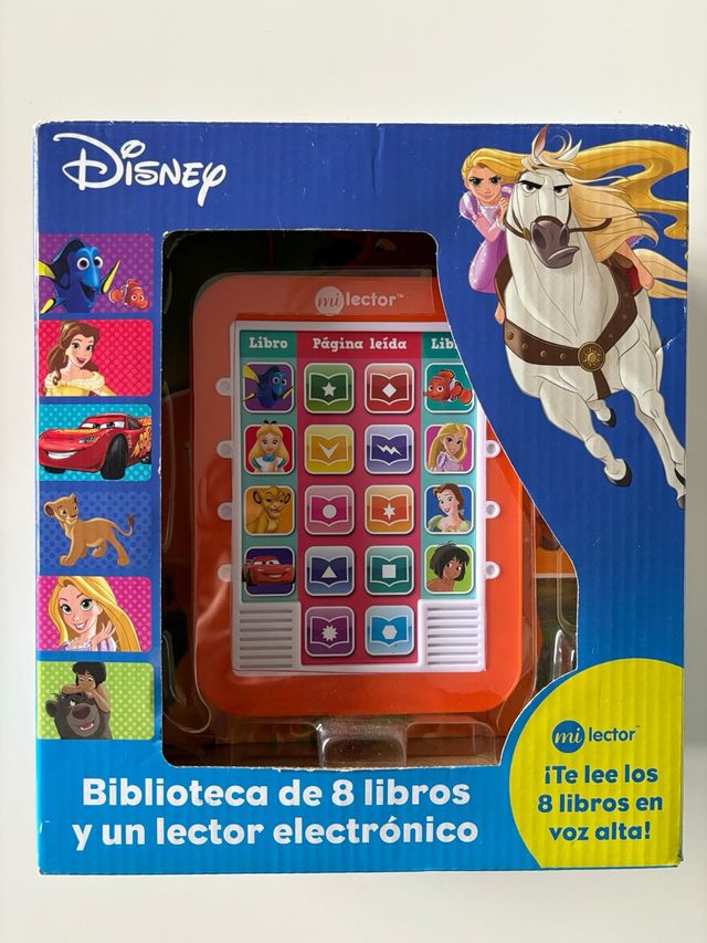 Disney Biblioteca 8 libros y un lector electrónico